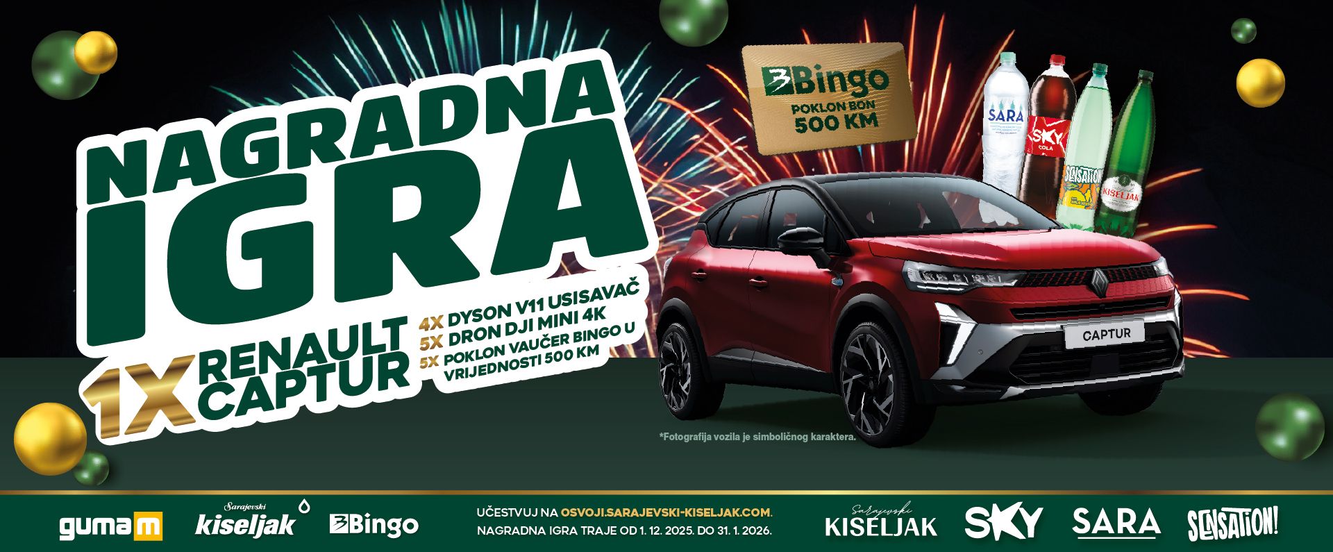 Nagradna igra Sarajevski kiseljak i Bingo 2025